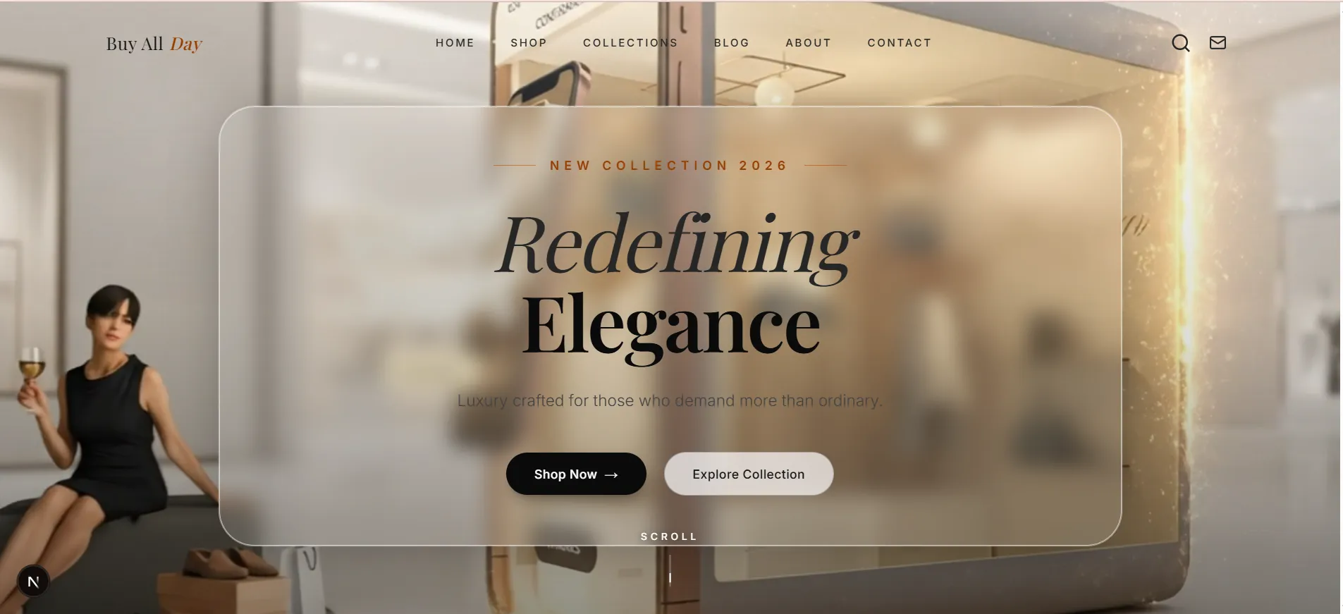 Buy All Day e-commerce storefront homepage